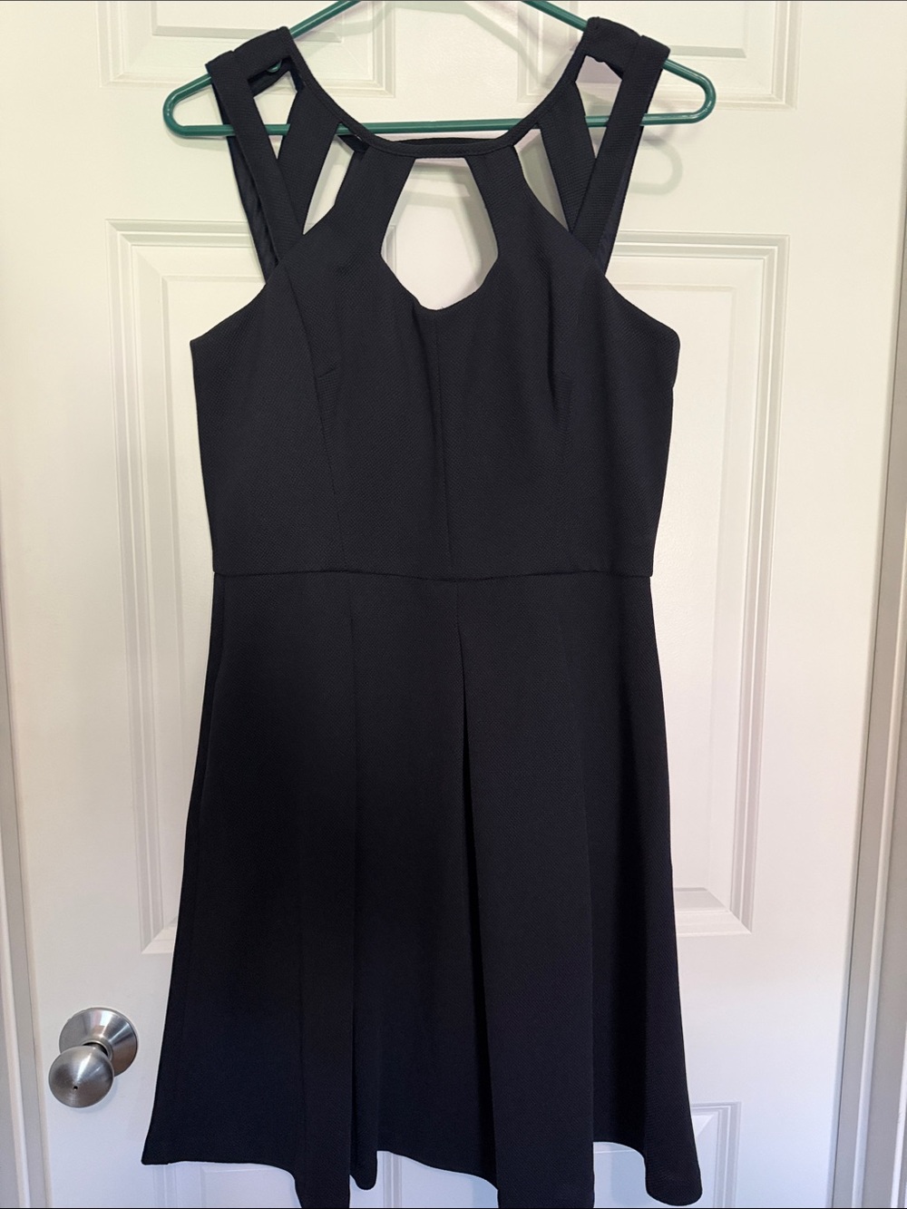 Betsey Johnson Navy Cutout Strappy Mini Dress